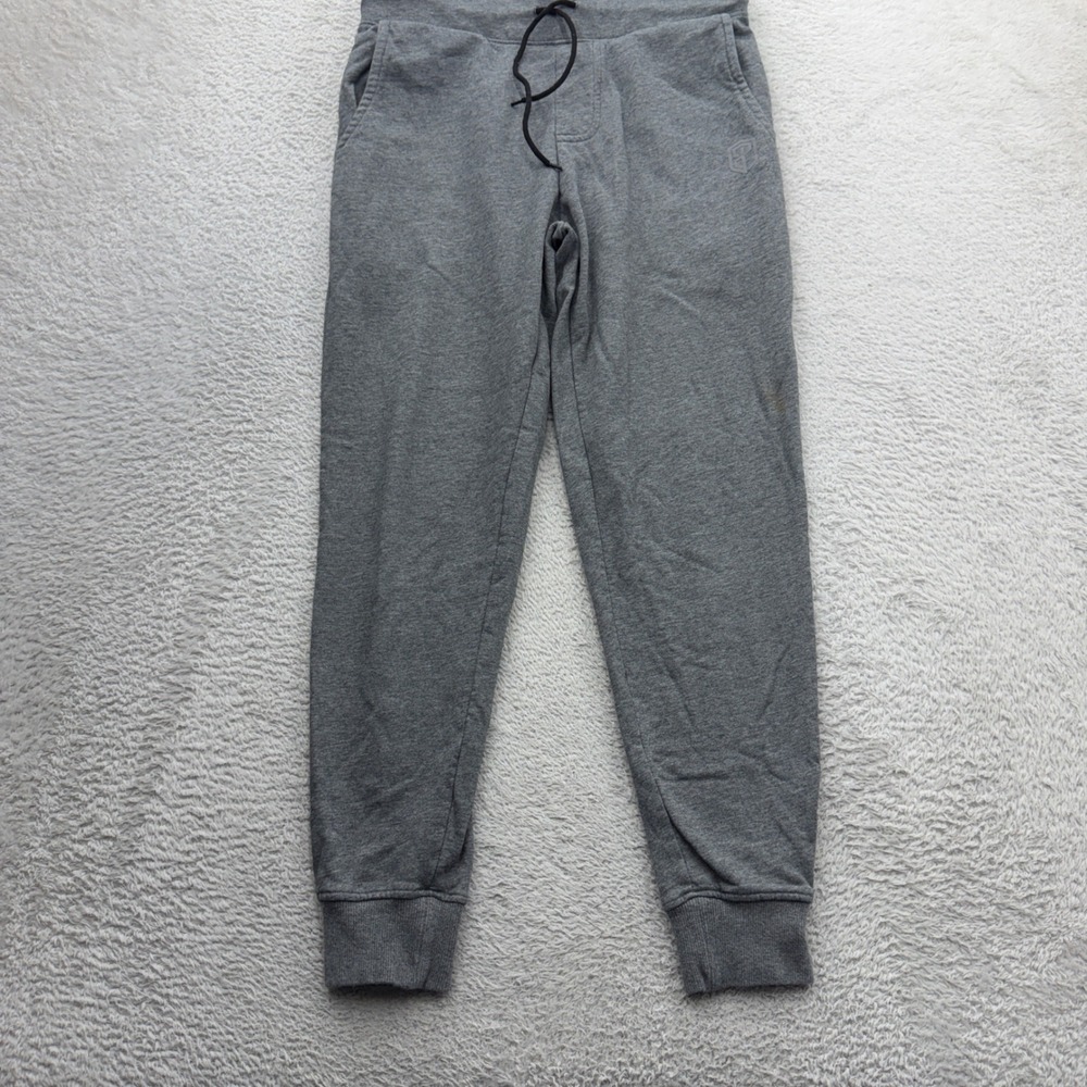 Born Primitive Mens Joggers Small Heather Gray 100% Cotton Athletic Sweatpants